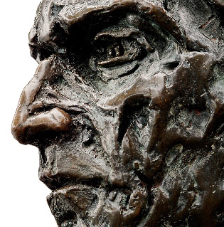 Leidgezeichnetes Gesicht