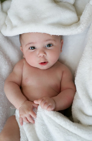 Baby Zufriedenes Baby